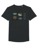 Peace Tricou mânecă scurtă guler larg Bărbat Skater