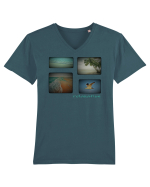 Relaxation Tricou mânecă scurtă guler V Bărbat Presenter