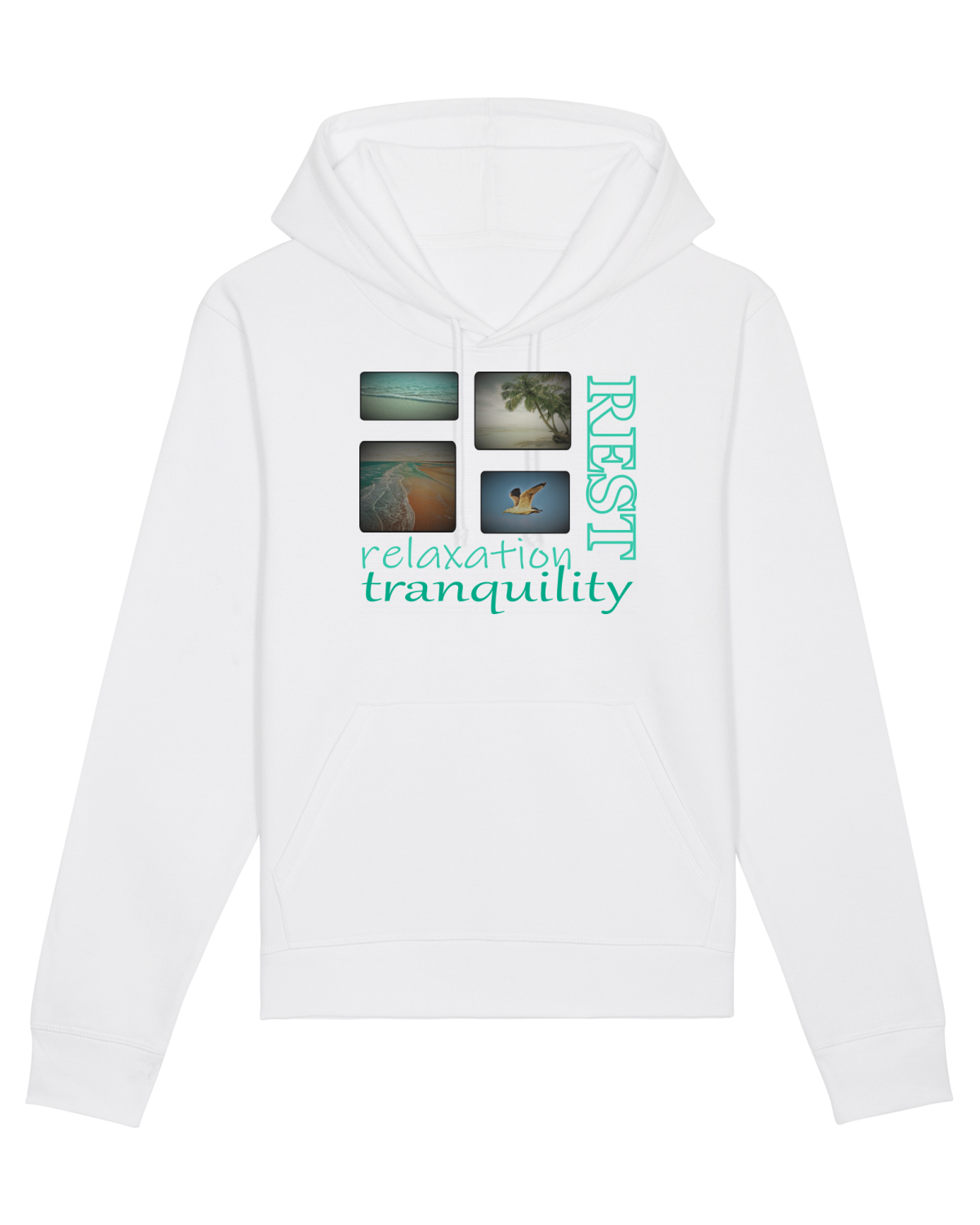 Hanorac Unisex Drummer White