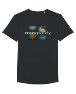 Tranquility Tricou mânecă scurtă guler larg Bărbat Skater
