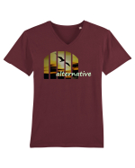 Alternative Tricou mânecă scurtă guler V Bărbat Presenter