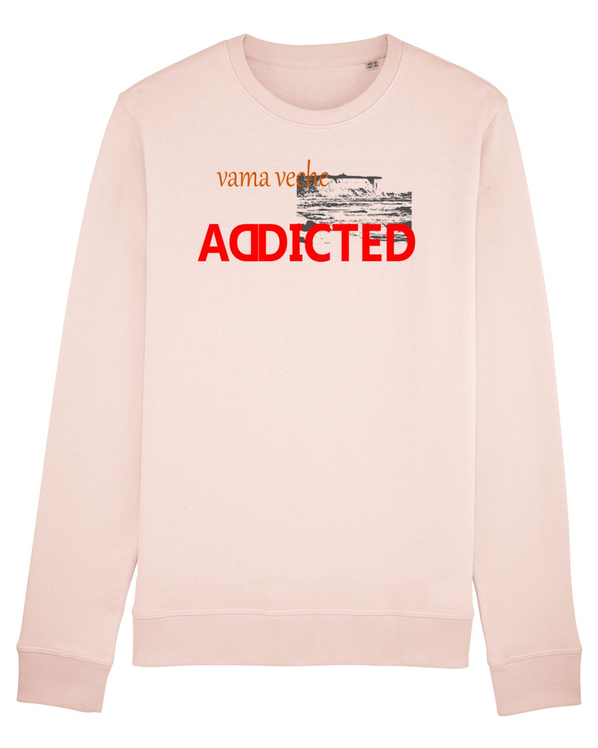 Bluză mânecă lungă Unisex Rise Candy Pink