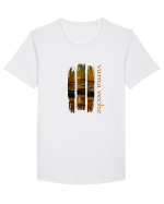Vama Veche Rasarit Tricou mânecă scurtă guler larg Bărbat Skater