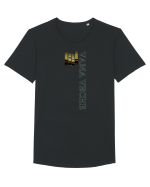 Vama Veche Rasaritul Tricou mânecă scurtă guler larg Bărbat Skater