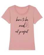 Born to be Real Tricou mânecă scurtă guler larg fitted Damă Expresser