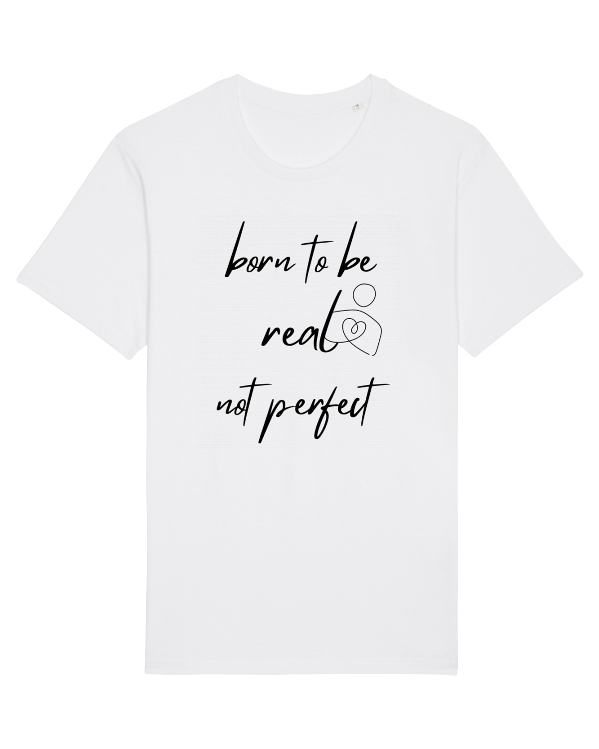 Tricou mânecă scurtă Unisex Rocker White