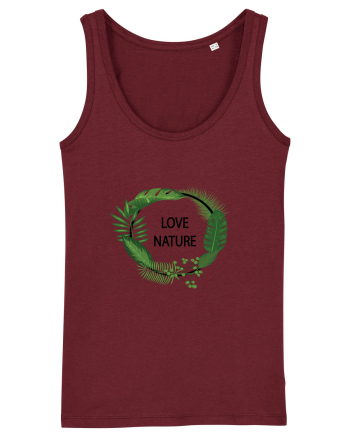 LOVE NATURE Burgundy