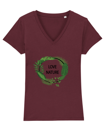 LOVE NATURE Burgundy