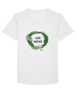 LOVE NATURE Tricou mânecă scurtă guler larg Bărbat Skater