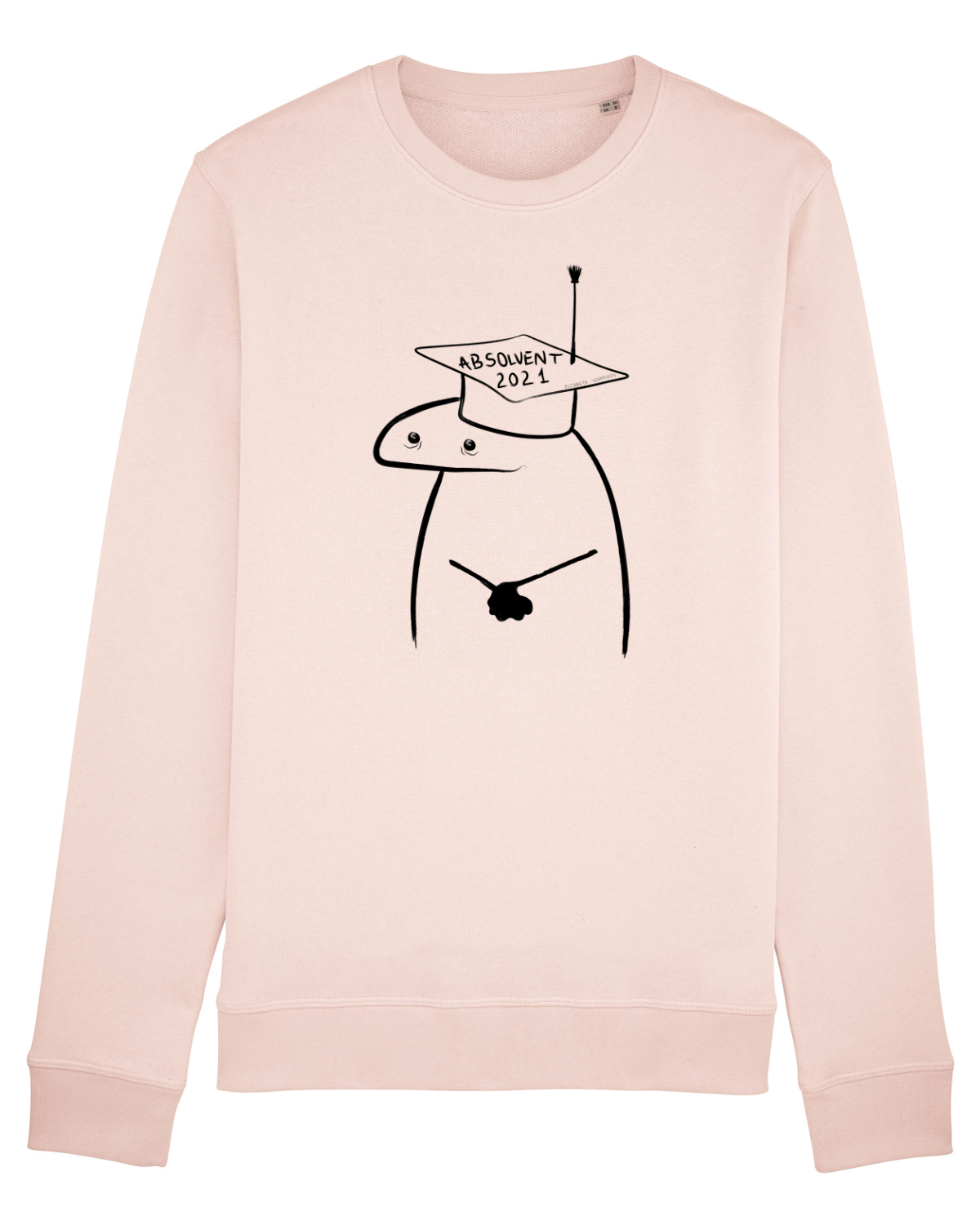 Bluză mânecă lungă Unisex Rise Candy Pink