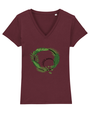 Love Nature Burgundy