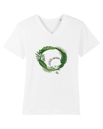 Love Nature Tricou mânecă scurtă guler V Bărbat Presenter