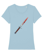 Sabie Tricou mânecă scurtă guler larg fitted Damă Expresser