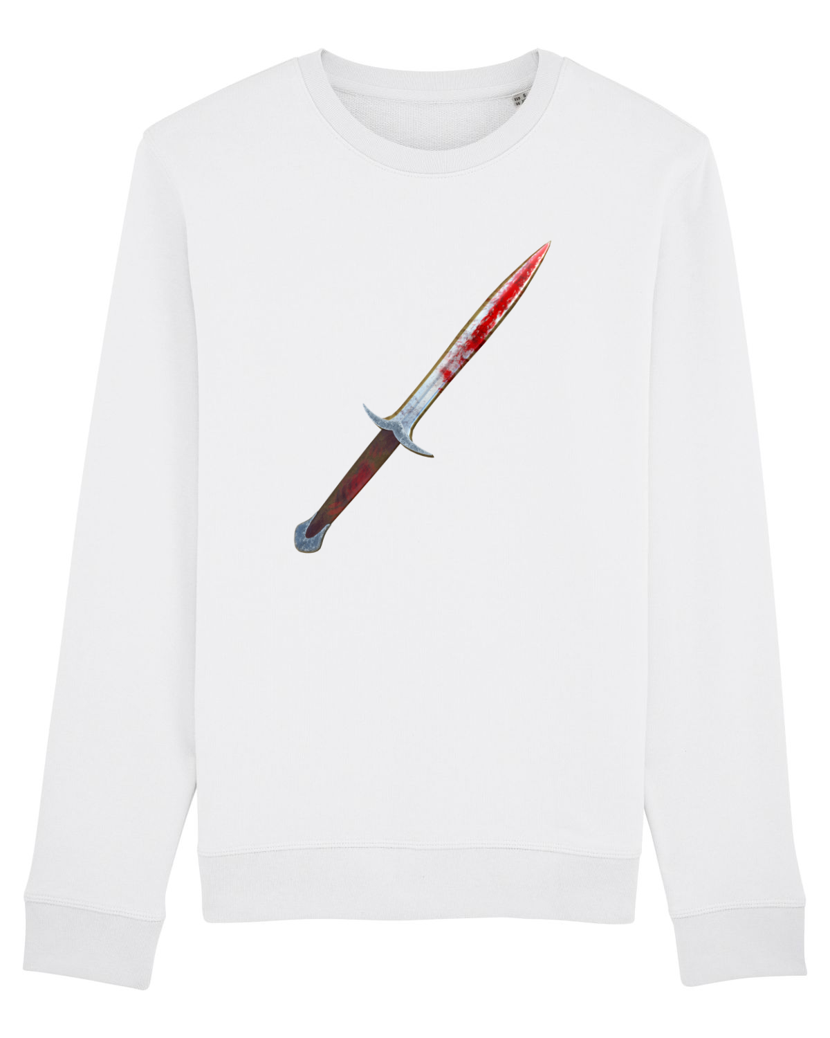 Bluză mânecă lungă Unisex Rise White