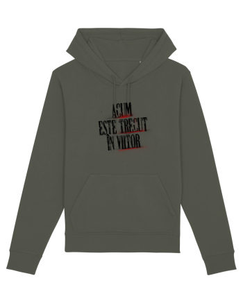 Acum este trecut la viitor (black spray) Khaki