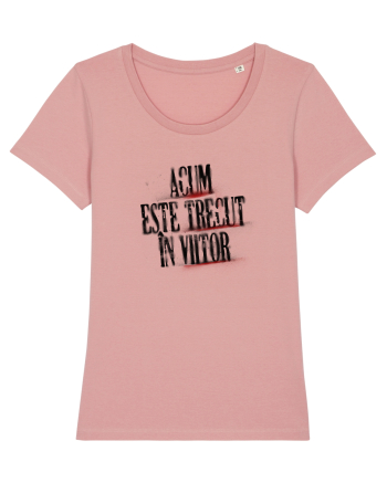 Acum este trecut la viitor (black spray) Canyon Pink