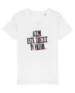 Acum este trecut la viitor (black spray) Tricou mânecă scurtă  Copii Mini Creator