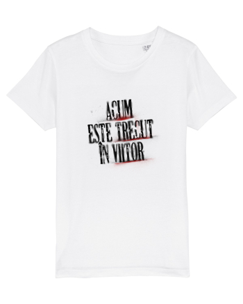 Acum este trecut la viitor (black spray) White