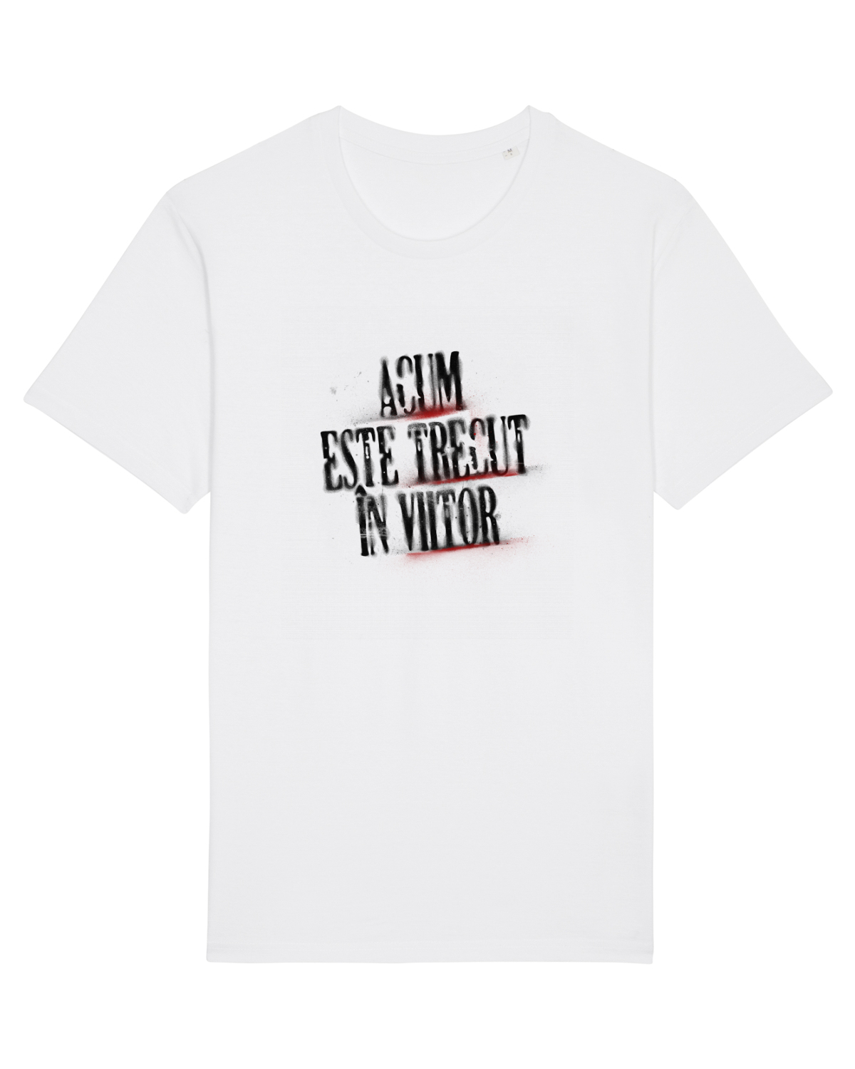 Tricou mânecă scurtă Unisex Rocker White