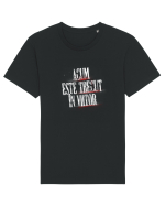 Acum este trecut la viitor (white spray) Tricou mânecă scurtă Unisex Rocker