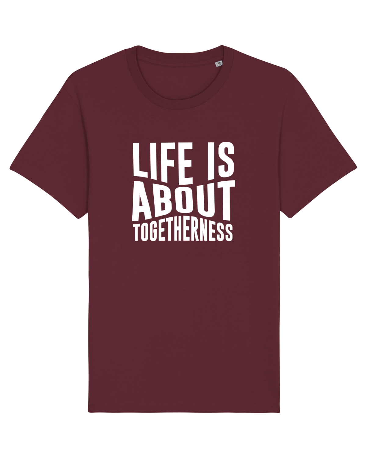 Tricou mânecă scurtă Unisex Rocker Burgundy