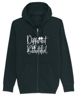 Different Is Beautiful Hanorac cu fermoar Unisex Connector