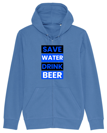 Save water, drink beer Bright Blue