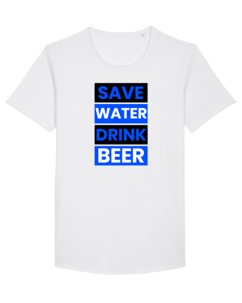 Save water, drink beer White