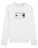 Naufragiat_black-yellow Bluză mânecă lungă Unisex Rise