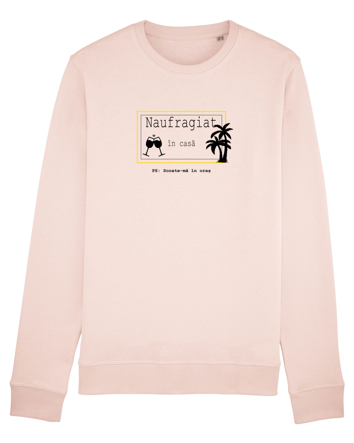 Bluză mânecă lungă Unisex Rise Candy Pink