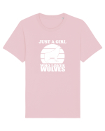 Just a girl who loves wolves Tricou mânecă scurtă Unisex Rocker