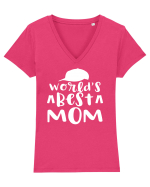 World's Best Mom Tricou mânecă scurtă guler V Damă Evoker