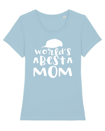 World's Best Mom Sky Blue