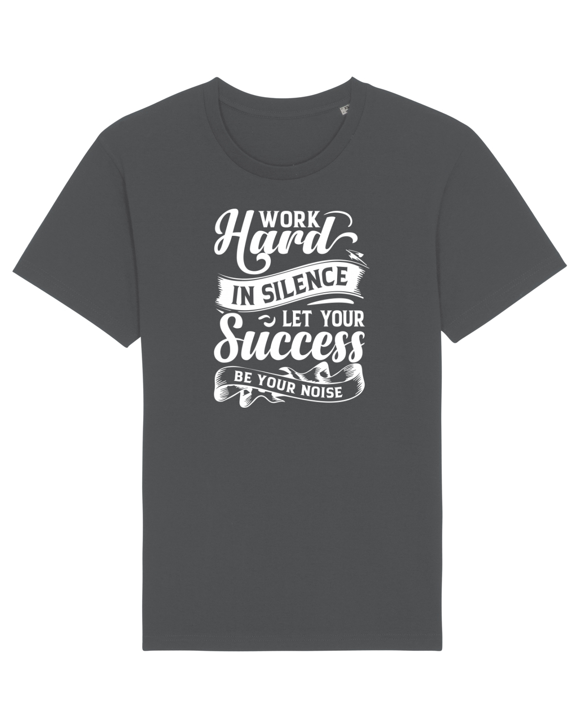Tricou mânecă scurtă Unisex Rocker Anthracite