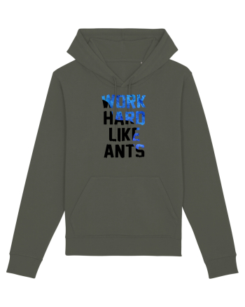 Work hard like ants Khaki