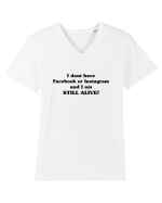 Still Alive Tricou mânecă scurtă guler V Bărbat Presenter