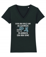 In armata era mai bine Tricou mânecă scurtă guler V Damă Evoker