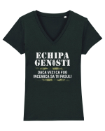 Genisti Tricou mânecă scurtă guler V Damă Evoker