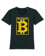 B The Change Tricou mânecă scurtă guler V Bărbat Presenter