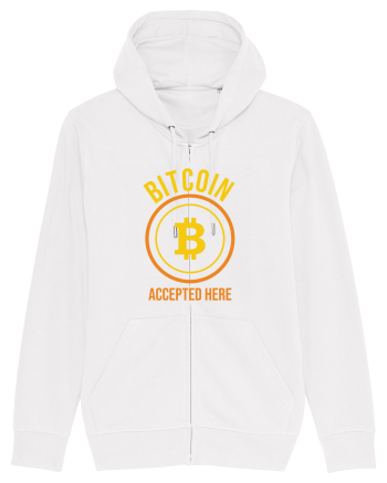 Bitcoin Accepted Here White