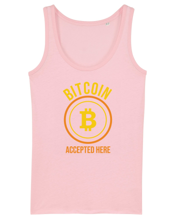 Bitcoin Accepted Here Cotton Pink