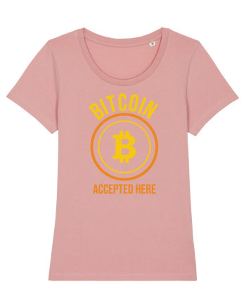 Bitcoin Accepted Here Canyon Pink