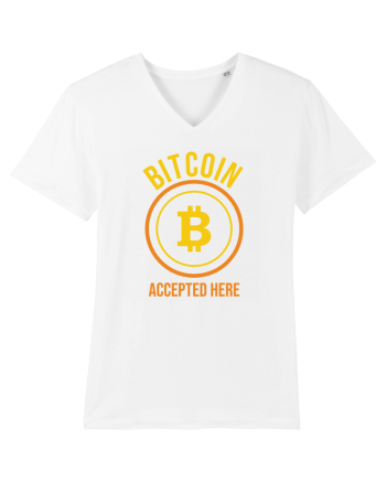 Bitcoin Accepted Here White