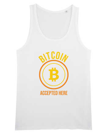 Bitcoin Accepted Here White