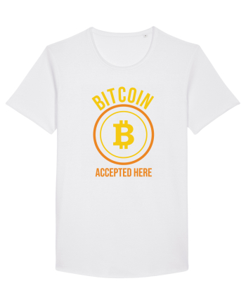 Bitcoin Accepted Here White