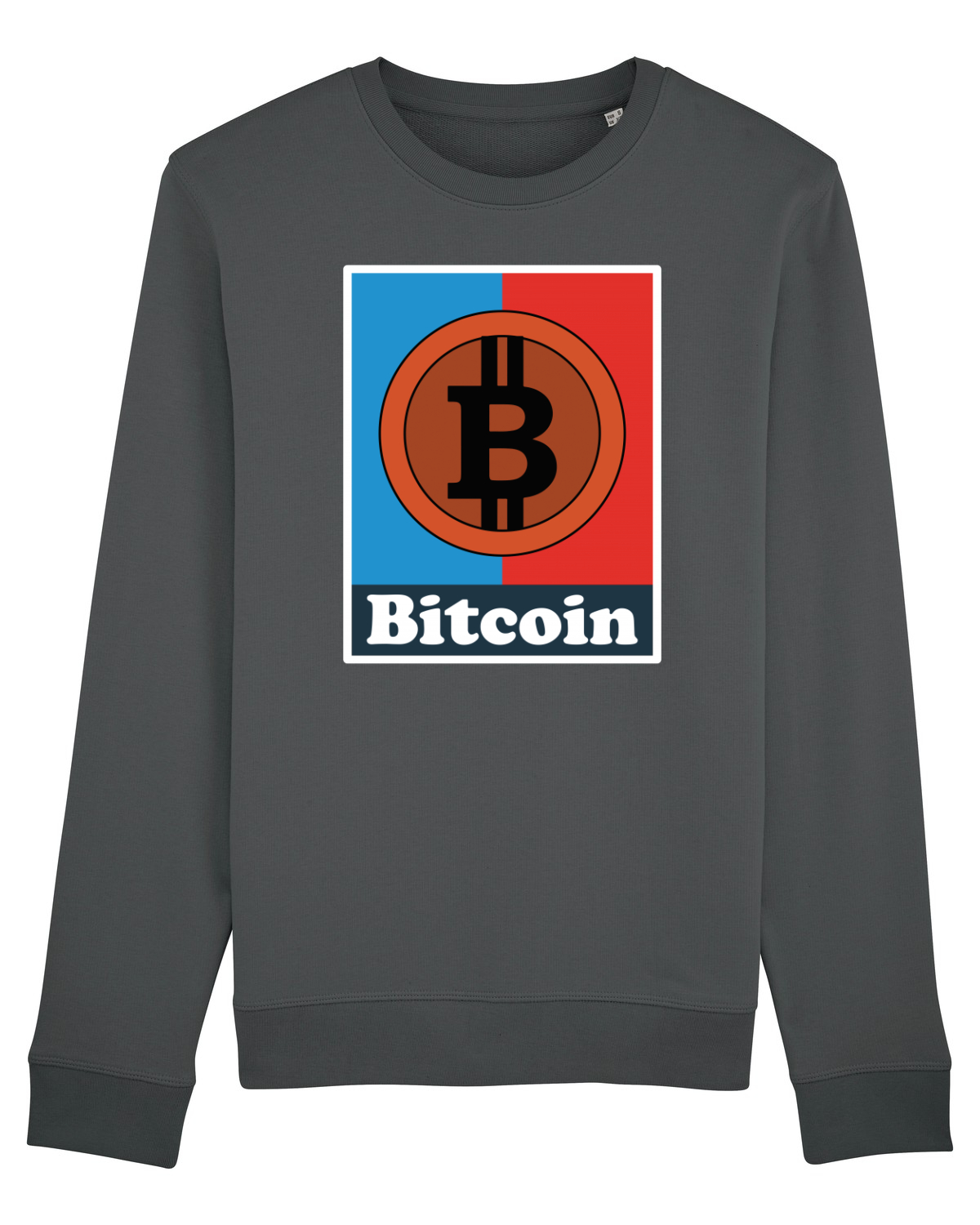 Bluză mânecă lungă Unisex Rise Anthracite