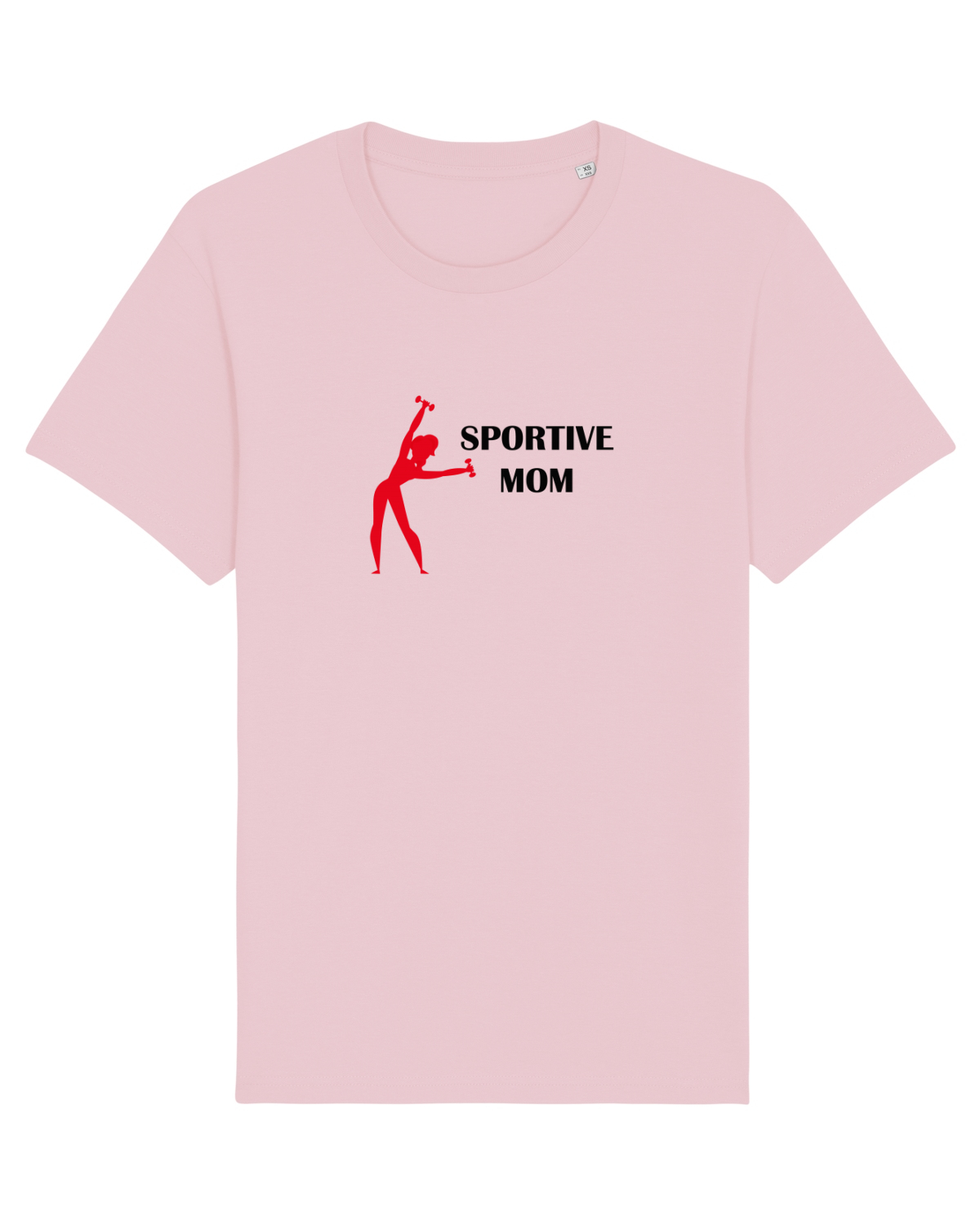 Tricou mânecă scurtă Unisex Rocker Cotton Pink