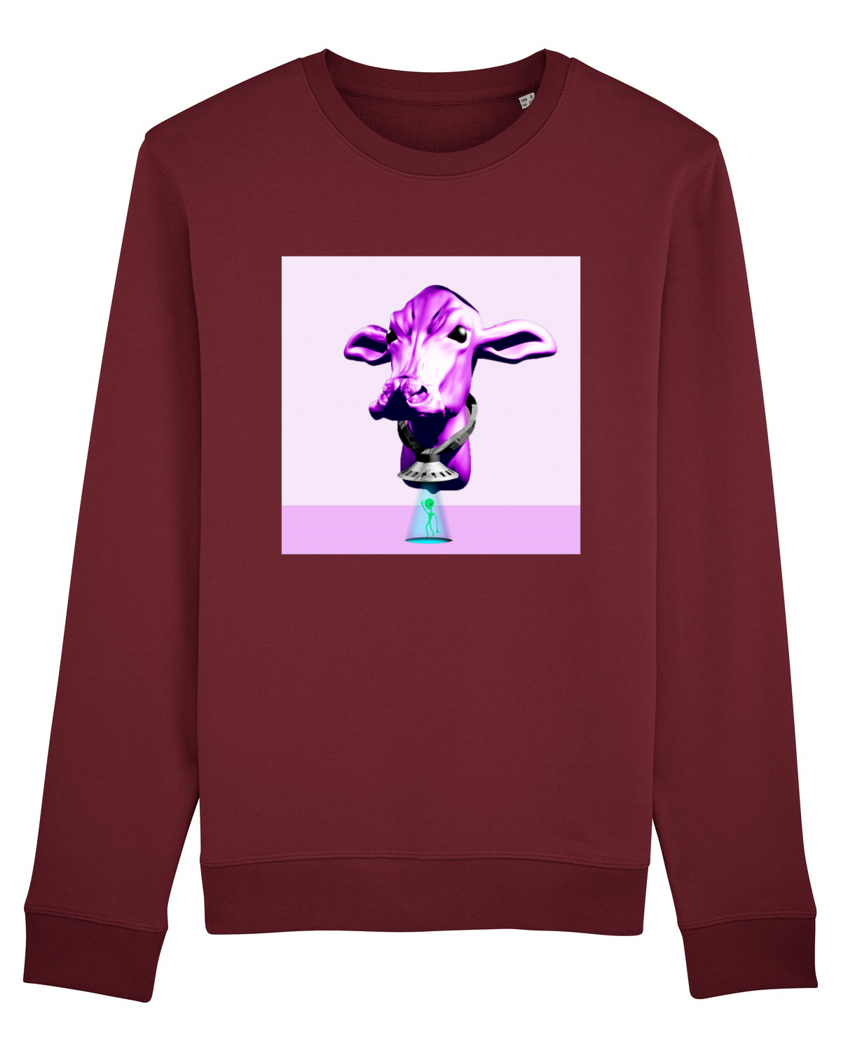 Bluză mânecă lungă Unisex Rise Burgundy