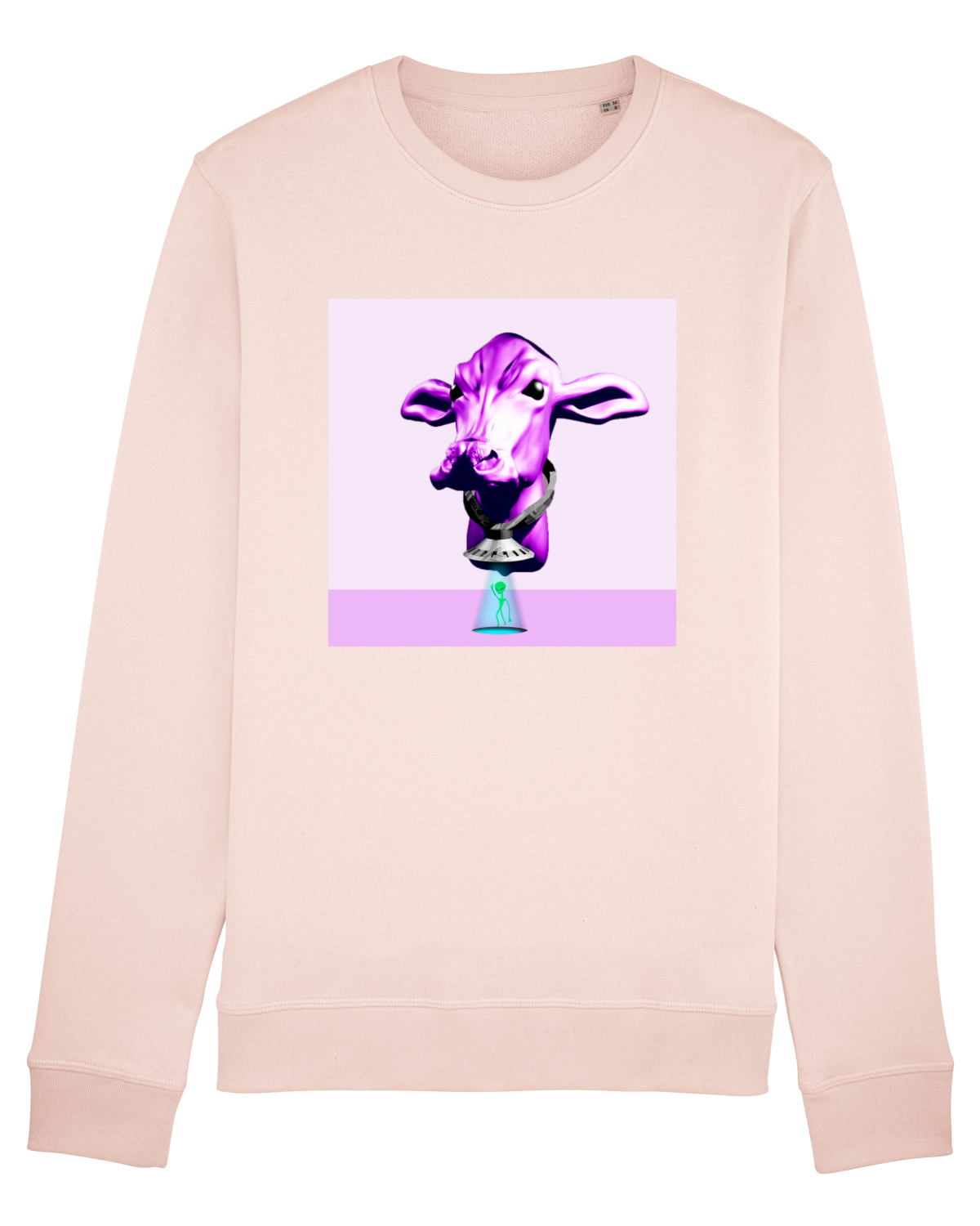 Bluză mânecă lungă Unisex Rise Candy Pink