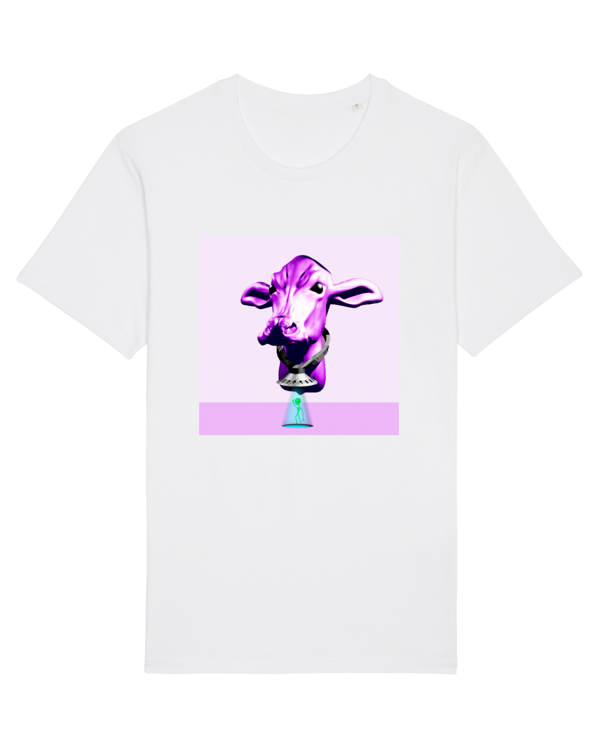 Tricou mânecă scurtă Unisex Rocker White